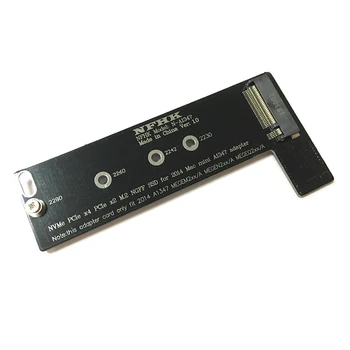  PCI-E x4 x2 M. 2 NGFF M Anahtar NVME AHCI SSD Dönüştürücü Kartı Adaptörü Yükseltici 2014 Macbook Mini için A1347 MEGEN2 MEGEM2 MEGEQ2 NVME SSD