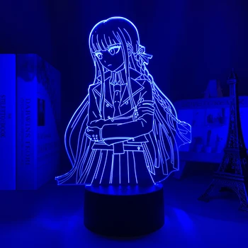  Danganronpa V3 Kyoko Kirigiri yatak odası dekoru Gece Lambası Doğum Günü Hediyesi Manga ofis konferans odası masası led ışık Danganronpa V3 Anime 3d Lamba