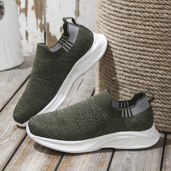  Gündelik ayakkabı Kadın Loafer'lar Nefes Örgü düz ayakkabı Bayanlar Boyutu 43 Hafif Çift Spor koşu ayakkabıları Bahar Sonbahar