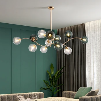  Iskandinav Lüks kolye ışıkları Modern avizeler oturma odası Dekorasyon İçin Hanglamp yatak odası Restoran Lambaları led aydınlatma armatürleri
