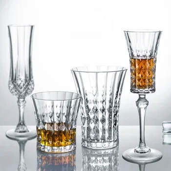  Kristal cam içecek bardağı ısıya dayanıklı su bardağı meyve suyu bardağı yabancı şarap bardağı viski bardağı bira bardağı