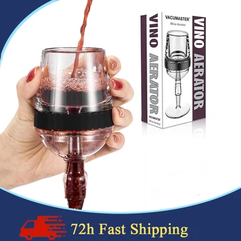  Şarap dekantörü Havalandırıcı Taşınabilir Dekantör Pourer Vakum Şarap Stopper Seti Kırmızı Şarap Aksesuarları Hediye kutu seti