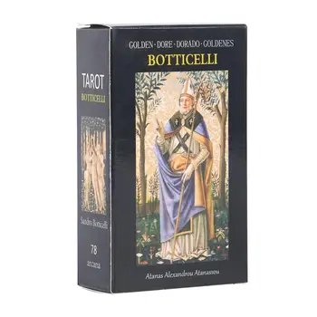  Botticelli Tarot Güverte Oracle Kartları Yeni Başlayanlar için Profesyoneller Servet Tarot Kartı Güverte masa üstü Oyunu Parti İyilik