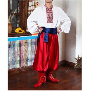  Rusya Ulusal Veya Ukrayna Kostümleri Halk Dans Ceket Tradiontional Yetişkin veya Çocuklar İçin Giysi