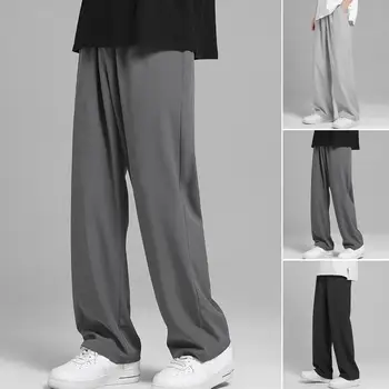  Şık spor pantolon elastik bel ince dantel-up dökümlü pantolon yaz erkek pantolon spor için