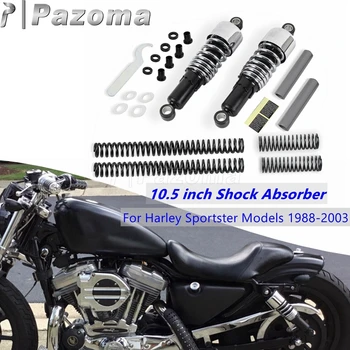  Motosiklet amortisörleri Arka Düşürücü Slammer Kiti İçin Harley Sportster XL 883C 883R 883R 1200C 1200S XLH 883 1200 1988-2003
