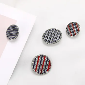  10 adet Metal Düğmeler Giyim DIY Giyim Dikiş Dekoratif Düğme El Sanatları Aksesuarları GT-9049