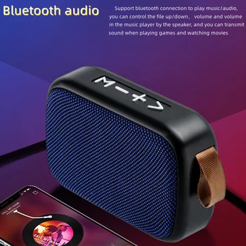  Taşınabilir hoparlör Bluetooth Kablosuz Bağlantı Açık Spor Ses Stereo Destek Tf Kart USB Arama Radyo İstasyonları İçin Moda