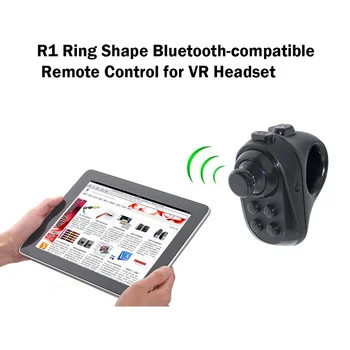  R1 Bluetooth VR Uzaktan Kumanda Kablosuz Gamepad iPhone Android Telefon için VR Kulaklık Şarj Edilebilir VR Uzaktan Kumanda Çılgına