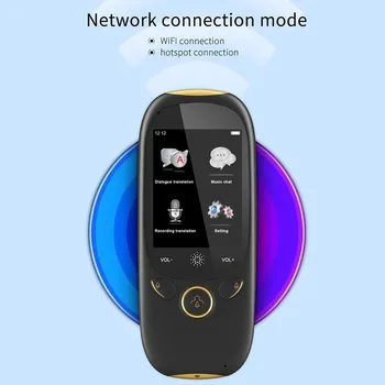  K1 2.0 İnç Ekran Ses Çevirmen Akıllı İş Seyahat AI Çeviri Makinesi 512MB + 4GB 45 Dil Çevirmen Sıcak Satış