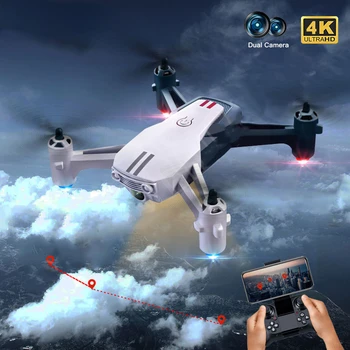  Yeni Küçük Drone 4k Profesyonel Drone İle 1080P HD Kamera RC Drones Katlanabilir Quadcopter Uçak Uzaktan Kumandalı Oyuncaklar