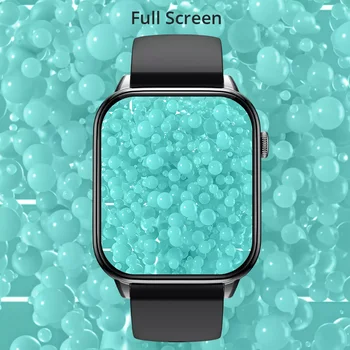  C60 Smartwatch 1.9 inç Tam Ekran Bluetooth Çağrı Kalp Hızı Uyku Monitör 19 Spor Modelleri akıllı saat Erkekler Kadınlar İçin