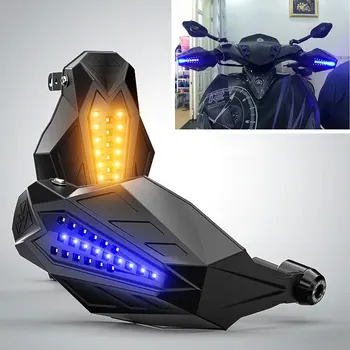  Motosiklet Handguard kalkan el koruması koruyucu cam İÇİN led ışık İle YAMAHA XMAX300 YZF-R125 XT 600 XSR 700 XSR900