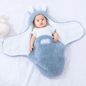  bebek uyku tulumu yenidoğan zarf koza wrap kundak yumuşak %100 % pamuk 0-6 ay uyku battaniye