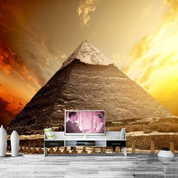  Mısır Çöl Gündoğumu ve günbatımı Doğa fotoğraf duvar kağıdı, oturma odası yatak odası TV zemin bar kahve dükkanı papel de parede