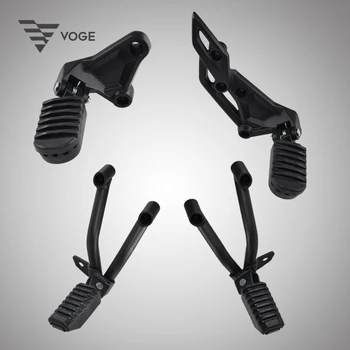  Motosiklet Orijinal Ön ve Arka Ana ve Yardımcı ayak pedalları of Lx650-2 Lx65ds için Geçerlidir Loncın Voge