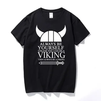  Viking erkek tişört Ragnar Valhalla Odin Komik T Shirt Yaz Üst Camiseta Pamuk Kısa Kollu Gömlek