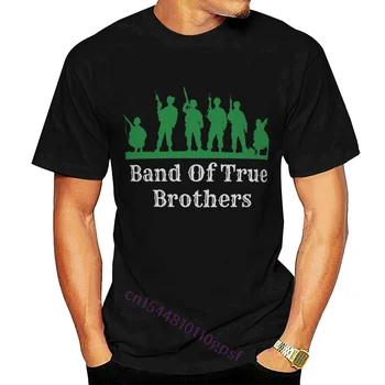  Bant Gerçek Kardeşler siyah tişört Erkek T Shirt Yuvarlak Yaka Kısa Kollu Tee Gömlek Üst Tee