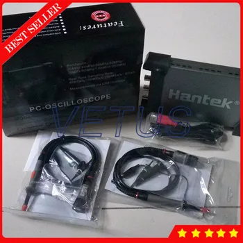  Hantek6254BD PC Tabanlı El 4 Kanal Osiloskop ile 250 MHz 64 K USB Scopemeter Keyfi Dalga Jeneratör