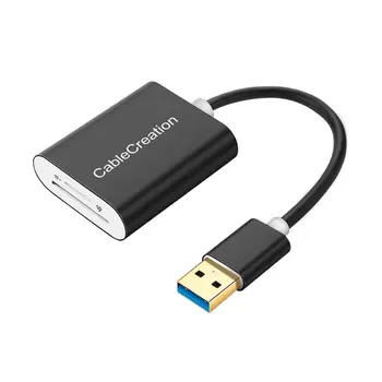  USB 3.0 Bellek kart okuyucu USB Çift Yuvası Kart Adaptörü TF, SD, SDXC, SDHC, MMC, RS-MMC, Mikro SDXC Mikro SDHC UHS-I Kart