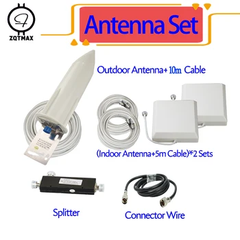  ZQTMAX 30dBi omni iletişim anten seti 2g 3g 4g sinyal güçlendirici 800 850 900 1700 1800 1900 2100 2600 UMTS LTE tekrarlayıcı