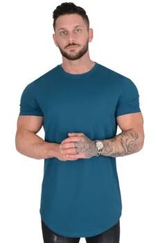  Spor T-shirt Erkekler kısa kollu pamuklu tişört Rahat boş İnce t shirt Erkek Spor Vücut Geliştirme Egzersiz Tee Üstleri Yaz giyim