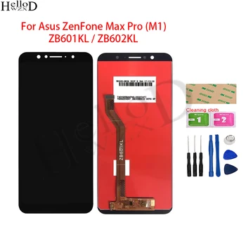  LCD ekran Ekran Asus ZenFone Max Pro İçin M1 ZB601KL ZB602KL lcd ekran dokunmatik ekranlı sayısallaştırıcı grup Yedek Parçalar