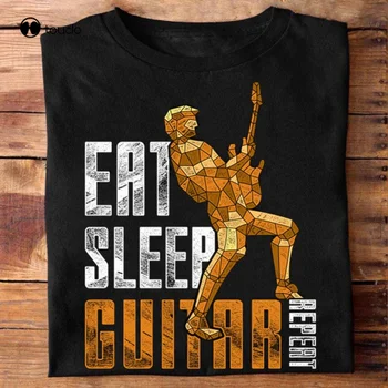  Gitar Sevgilisi T-Shirt Gitarist Müzik Aşk Vintage Stil doğum günü hediyesi Unisex Tee Gömlek Özel yetişkin Genç unisex unisex