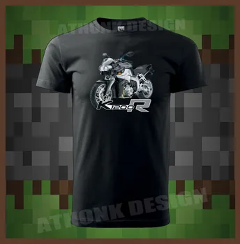  Erkek T Shirt Moda K1200R Çıplak Motosiklet T-Shirt %100 % Pamuk Kısa Tee Gömlek