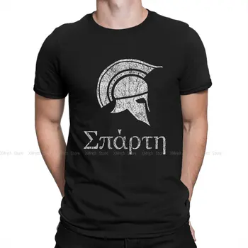  Erkek Tİşört Savaşçı Harika Saf Pamuk Tee Gömlek Kısa Kollu Antik Yunanlılar Spartan T Shirt Ekip Boyun Giyim doğum günü hediyesi
