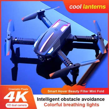  K108 Son Mini Drone 4K Profesyonel Aydınlatma Sabit Yükseklik Uzaktan Kumanda Uçak HD Hava Fotoğrafçılığı Quadcopter Mini Oyuncak