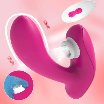  Uzaktan Kumanda Külot Giymek Vibratör Oral Seks Emme G Noktası Stimülatörü Yapay Penis Vibratör Meme Vajina Klitoris Seksi Oyuncaklar Kadınlar için