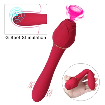  Meme Klitoris Enayi Yapay Penis Gül Vibratör 2 İn 1 G-spot Klitoris Stimülatörü Vajina Masajı Seks Oyuncakları Kadınlar için Yetişkin Ürün