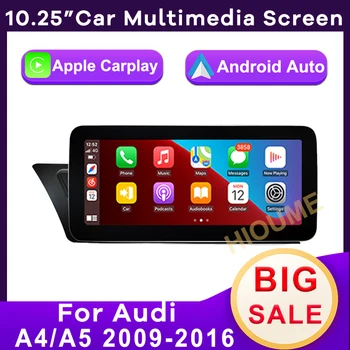  Araba Multimedya Kablosuz Apple CarPlay Android Otomatik Audi A4 A4L A5 2009-2016 Sistemi Kafa Ünitesi Arka Kamera IOS Linux