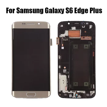  ORİJİNAL lcd ekran Samsung Galaxy S6 Kenar Artı S6 kenar + SM-G928F G928F G928 lcd ekran dokunmatik ekranlı sayısallaştırıcı grup