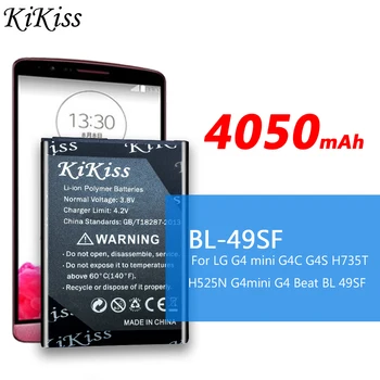  4050mAh BL - 49SF cep telefonu Pil İçin LG G4 Mini G4 En İyi G4S H736 H735T H525N Akıllı Cep Yedek BL49SF BL 49SF Piller