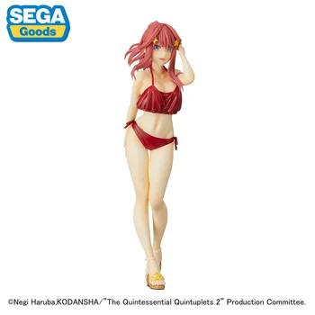  Stok Orijinal SEGA PM Nakano Itsuki En Özlü Quintuplets Anime Heykeli PVC Action Figure Koleksiyon Model Oyuncaklar Hediye