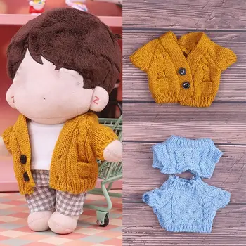  Moda DIY Bebek Aksesuarları Idol Bebek Kazak Tops 20cm oyuncak bebek giysileri Örme Kazak Elbise Sıcak Kazak