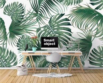  beibehang Özel duvar kağıdı İskandinav tropikal yapraklar muz yaprağı TV kanepe arka plan duvar duvar kağıdı ev dekor papier peint duvar