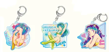  Anime BUrusei Yatsura Lum Cosplay PVC Şekil Kolye Anahtarlık Anahtarlık Şekil Çocuk Oyuncak 3234