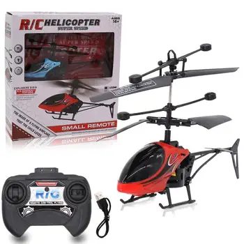  Mini İki kanallı Uzaktan Kumanda Uçak Helikopter Rc Drone Modeli Çocuk Eğitici Elektrikli Oyuncaklar