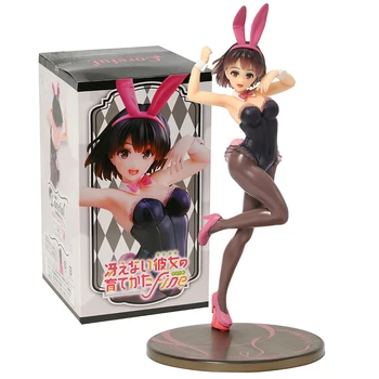  Saekano: Sıkıcı bir Kız Arkadaşı Nasıl Yetiştirilir Megumi Kato Bunny Ver. PVC Şekil Koleksiyon Model Oyuncak Masaüstü Dekorasyon Hediye Bebek