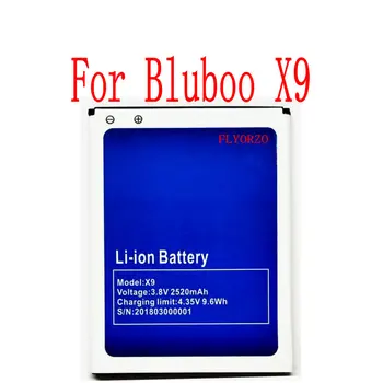  Yeni Yüksek Kalite 2520mAh Bluboo X9 Pil Bluboo X9 cep telefonu