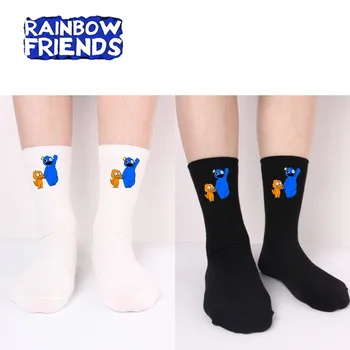  Gökkuşağı Arkadaşlar Çorap Kız ve Erkek Çocuklar için Moda Trendleri Sıcak Örme Pamuk Çorap Sonbahar Ve Kış Sporları Nefes