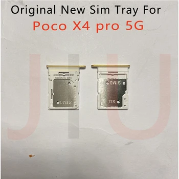  Xiaomi Poco X4 Pro 5G Sım Kart Yuvası Tepsi Tutucu Tepsi SD Hafıza Kartı Yuvası Tutucu Adaptörü Akıllı Telefon Tamir Parçaları