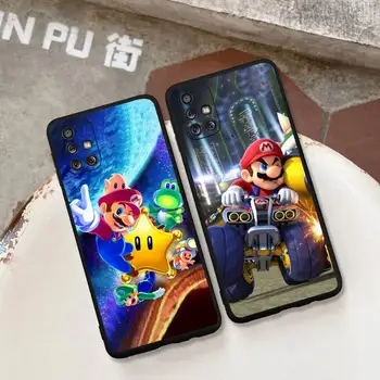  Süper Mario Telefon Kılıfı için Samsung Galaxy Not 20 Ultra 7 8 9 10 Artı lite M31S M30S M51 M21 Yumuşak Kapak
