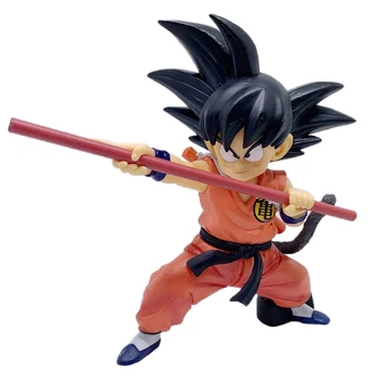  14 cm Anime dragon topu Aksiyon Figürü Çocukluk Son Goku Dövüş Sanatı Sopa Süper Saiyan Kawaii Bebek PVC Koleksiyon Model Oyuncak Hediye