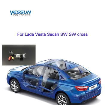  Arka Kamera Lada Vesta İçin Sedan SW SW çapraz 2021 2020 2019 2018 araba ters yedekleme park yardımı AHD dikiz kamera Lada için