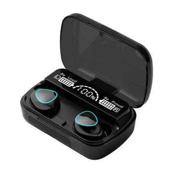  9D StereoSound TWS Bluetooth 5.1 Kulaklık 3500mAh Şarj Kutusu kablosuz kulaklık Spor Su Geçirmez Kulaklık Mic İle