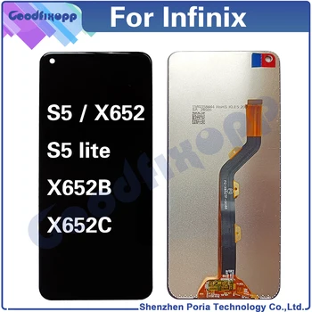  Infinix için S5 Lite X652 X652B X652C S5Lite lcd ekran dokunmatik ekranlı sayısallaştırıcı grup Değiştirme